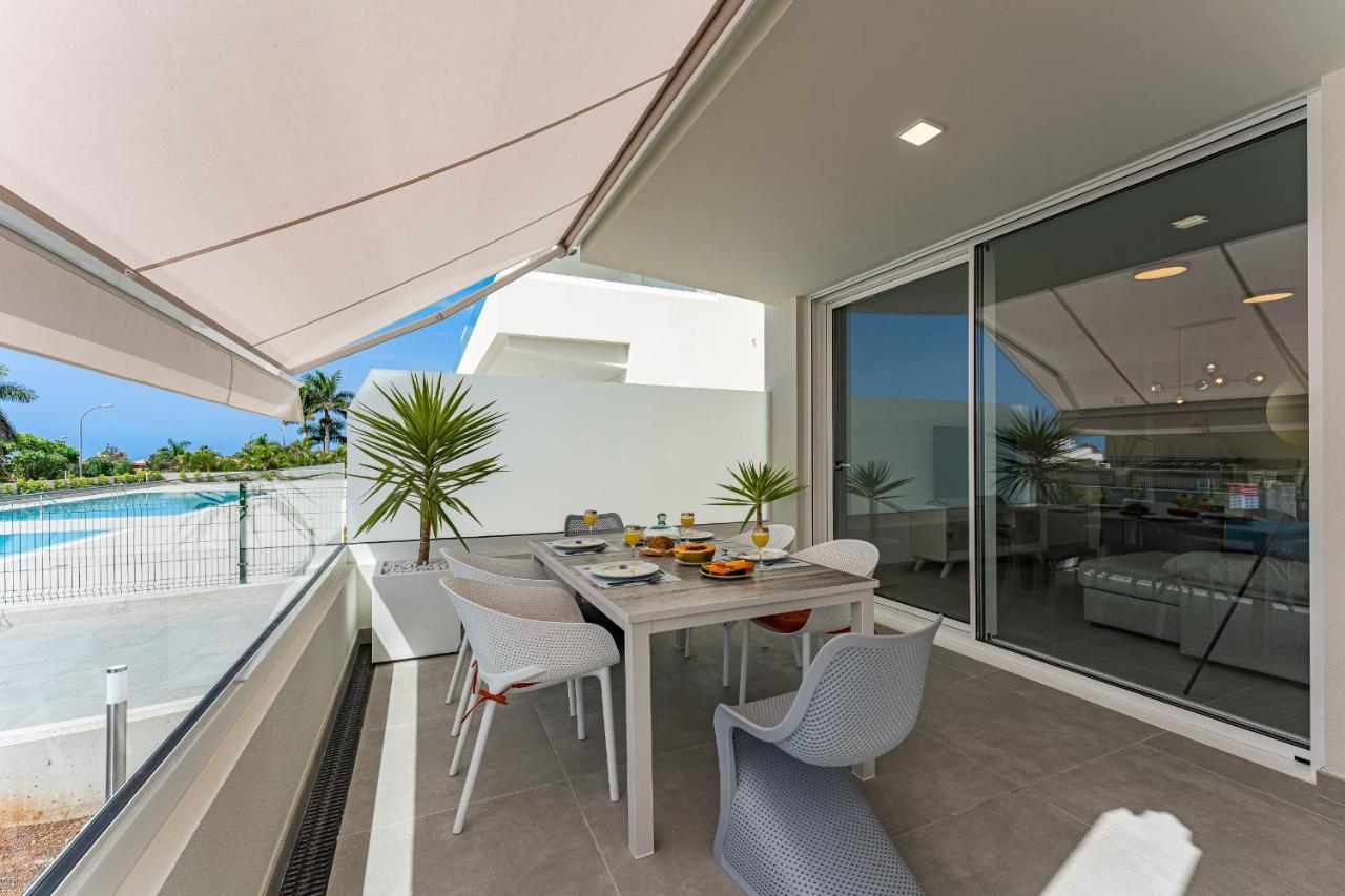 Modern New Apartment Las Terrazas De Costa Adeje. Heated Pool, Big Terrace And Private Parking Luaran gambar