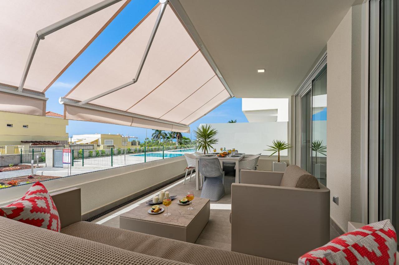 Modern New Apartment Las Terrazas De Costa Adeje. Heated Pool, Big Terrace And Private Parking Luaran gambar