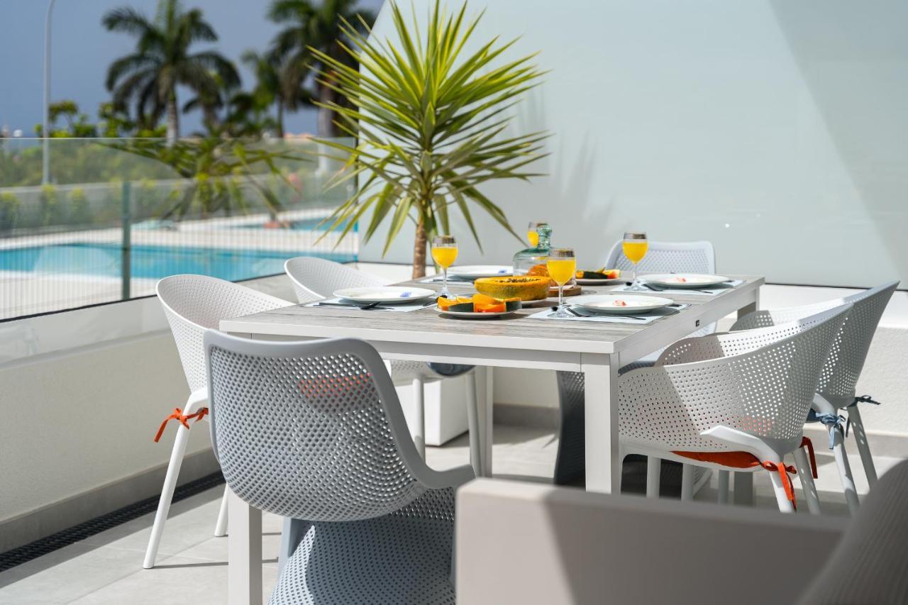 Modern New Apartment Las Terrazas De Costa Adeje. Heated Pool, Big Terrace And Private Parking Luaran gambar